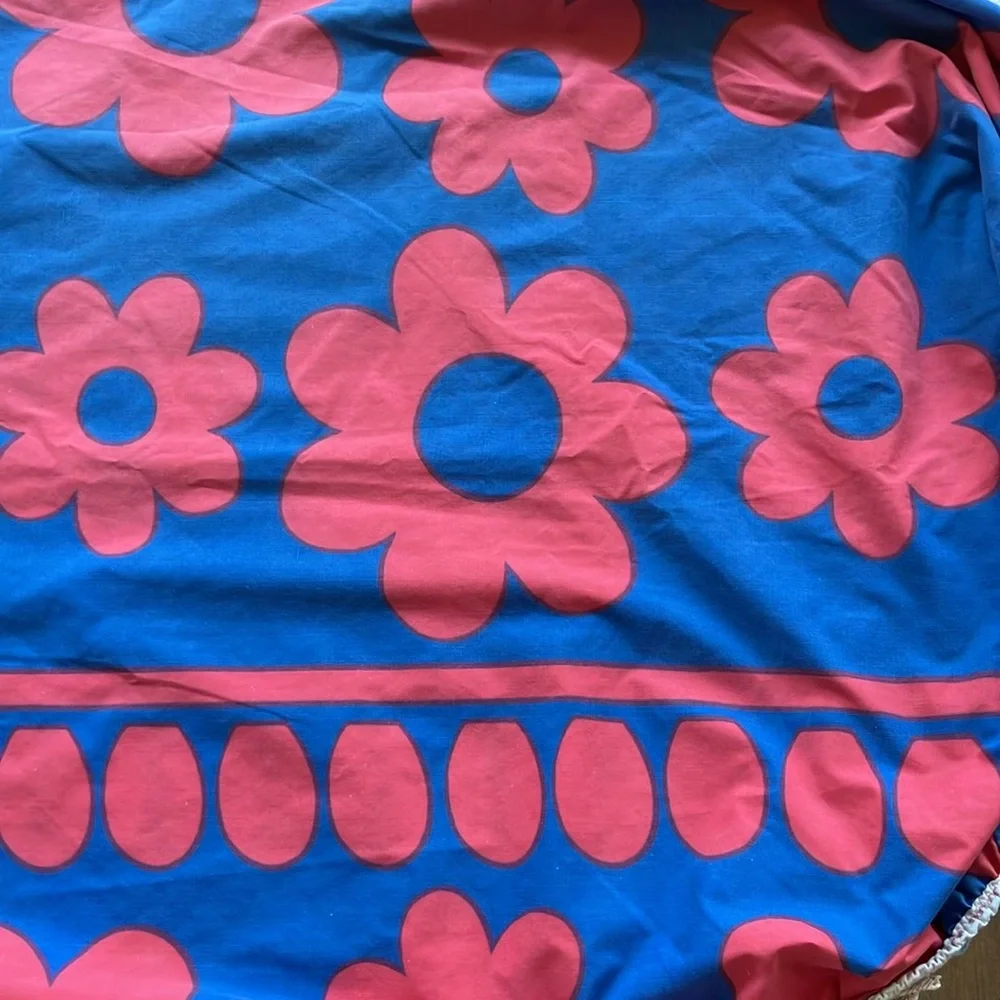 Cannon Royal Family Sunflower vintage mod floral twin fitted sheet